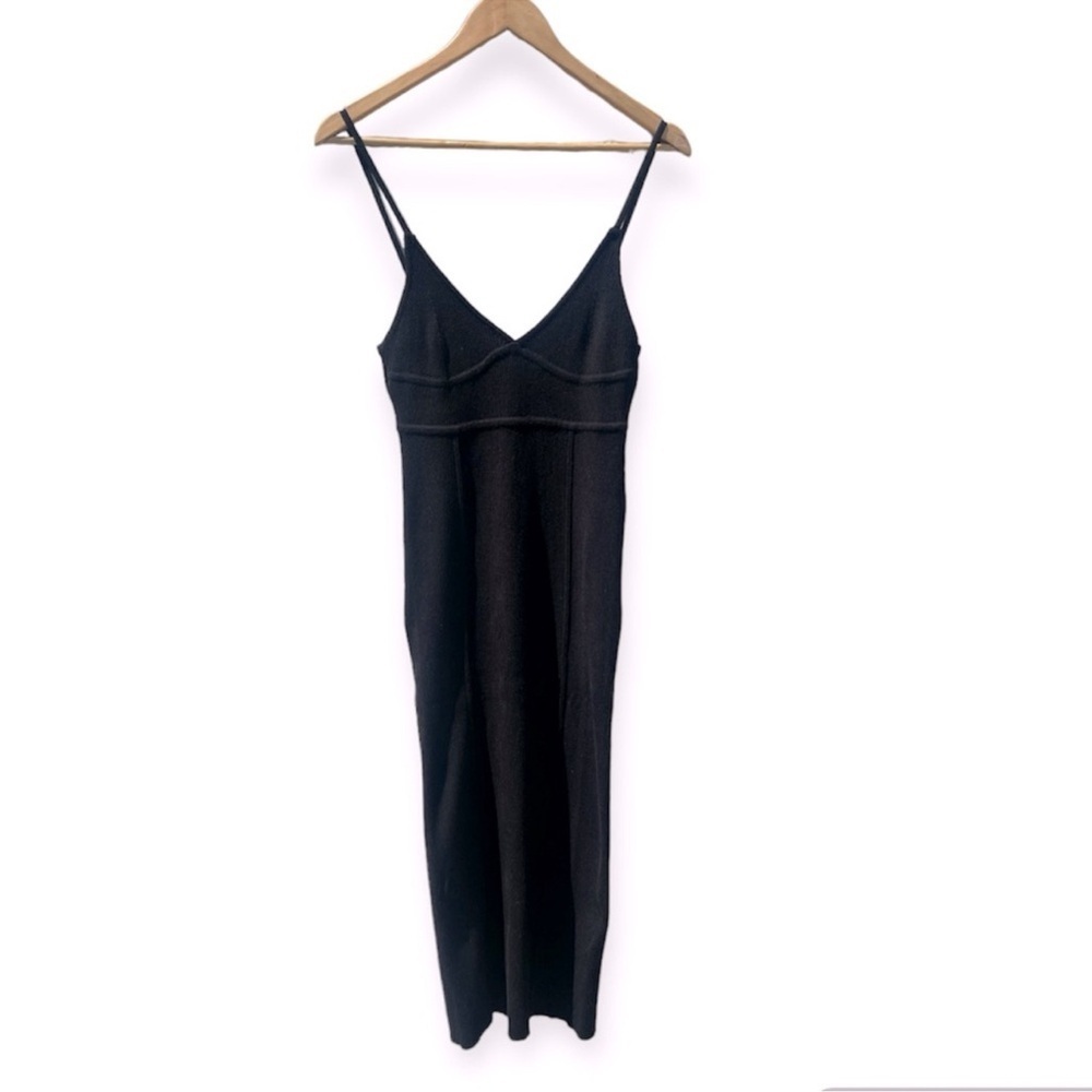 Zara Black knit Midi Tank‎ Dress​​